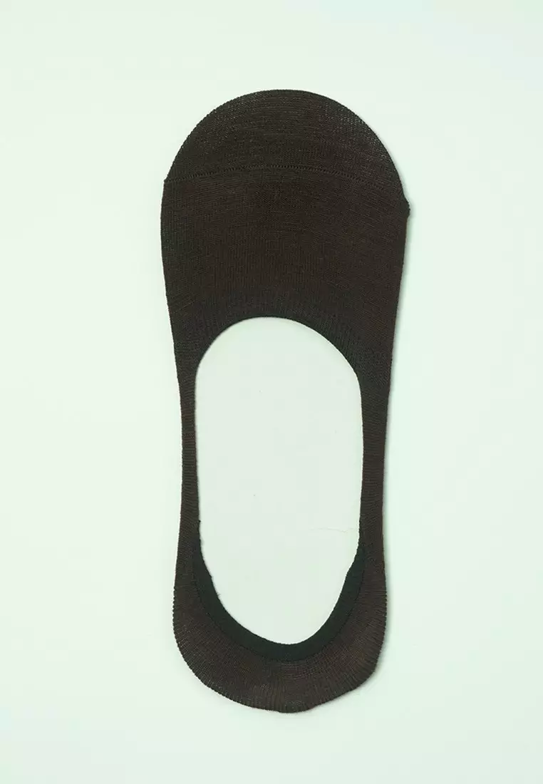 Houseofcuff Kaos Kaki SHOE LINER SOCKS DARK BROWN