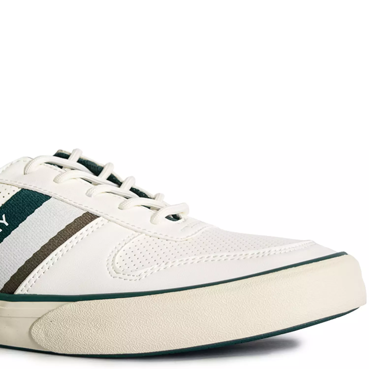 Men's Halyard Retro II Sneakers - Off-White/Dark Green (25S00521)