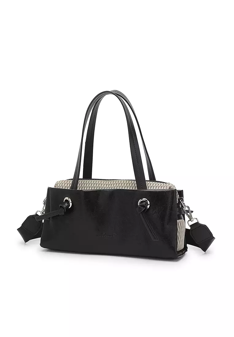 Women's Top Handle Bag / Sling Bag / Crossbody Bag (Tas Selempang / Tas Tangan) - Hitam