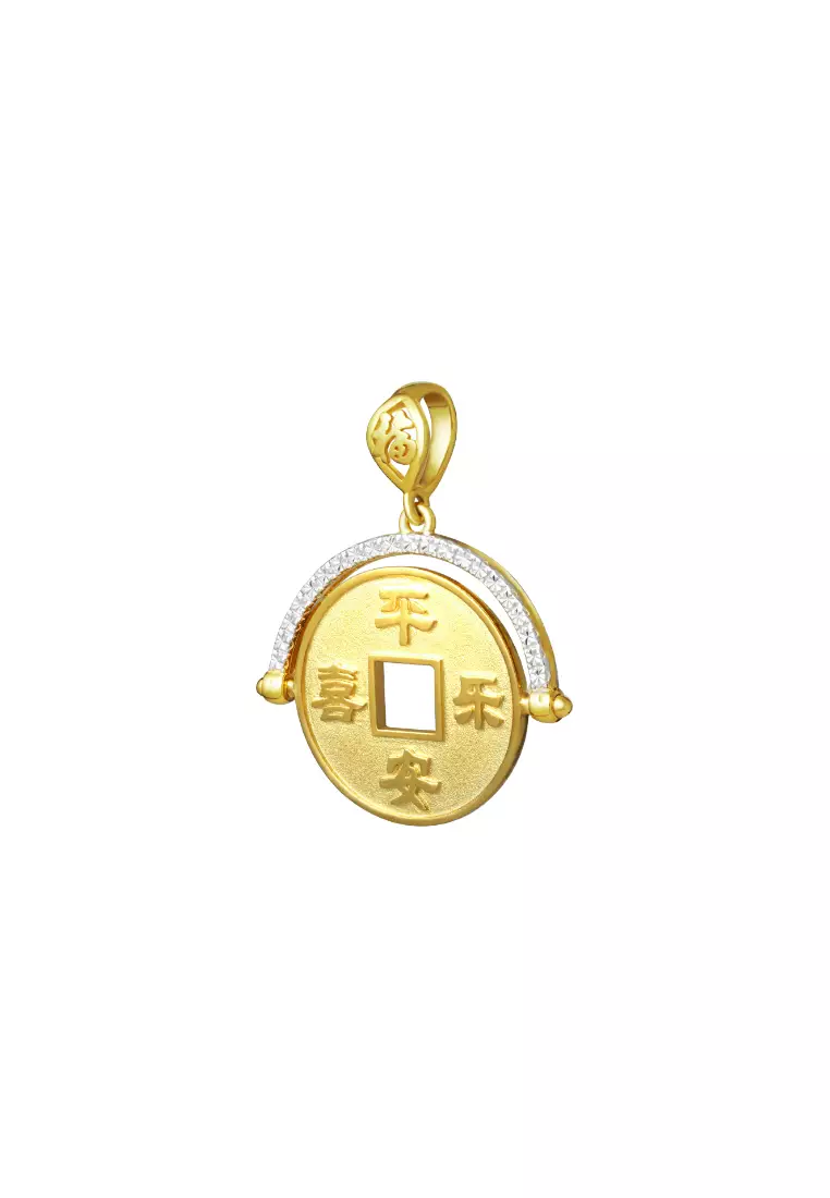 TOMEI 【平安喜乐得偿所愿】 Pendant Of Dream Comes True, Yellow Gold 916