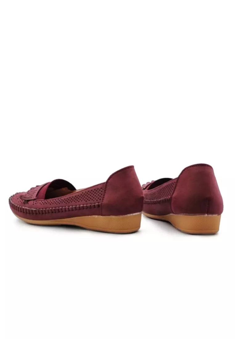 Red clearance polo loafers