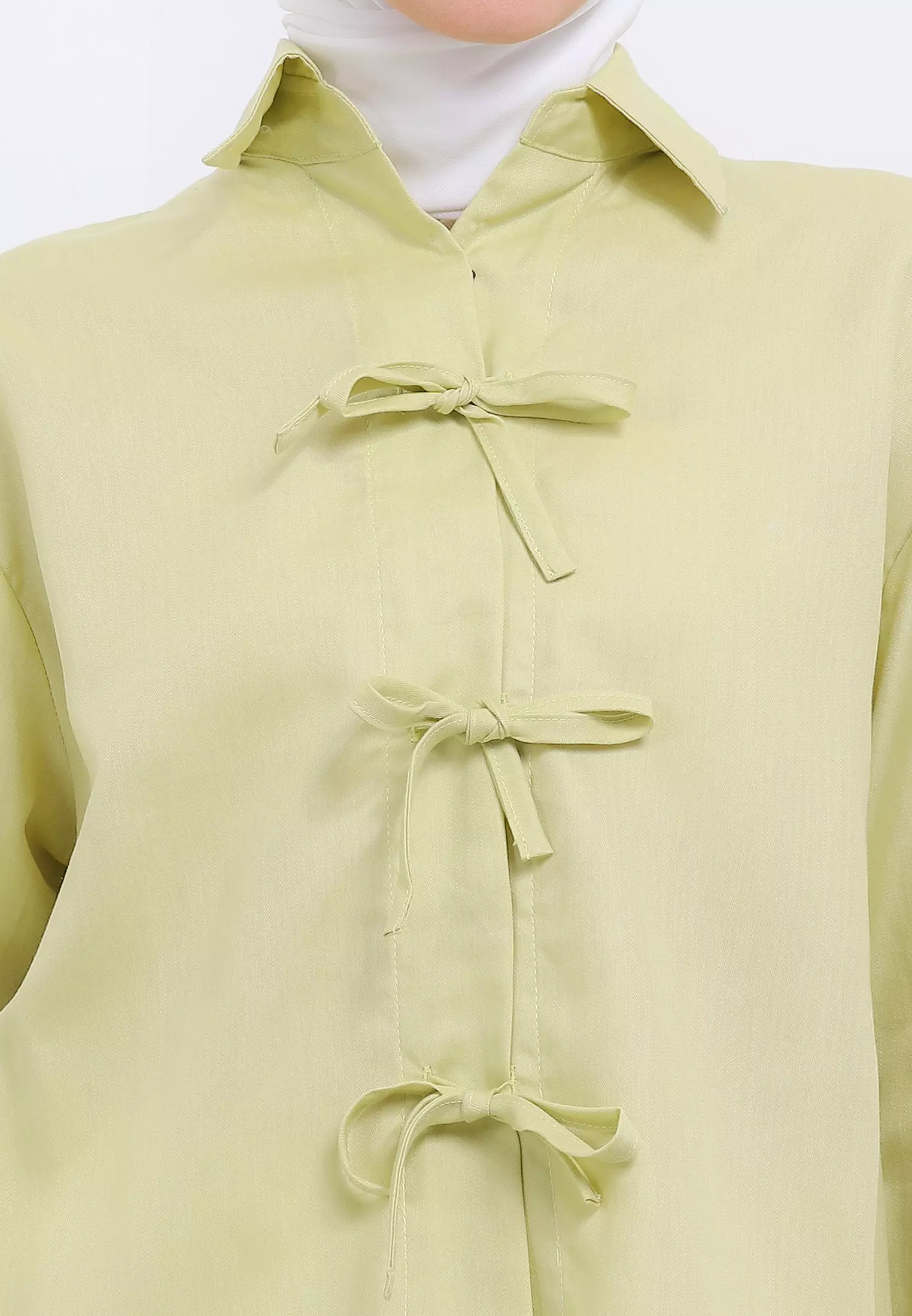 MFMW Sharline Atasan Blouse Lime