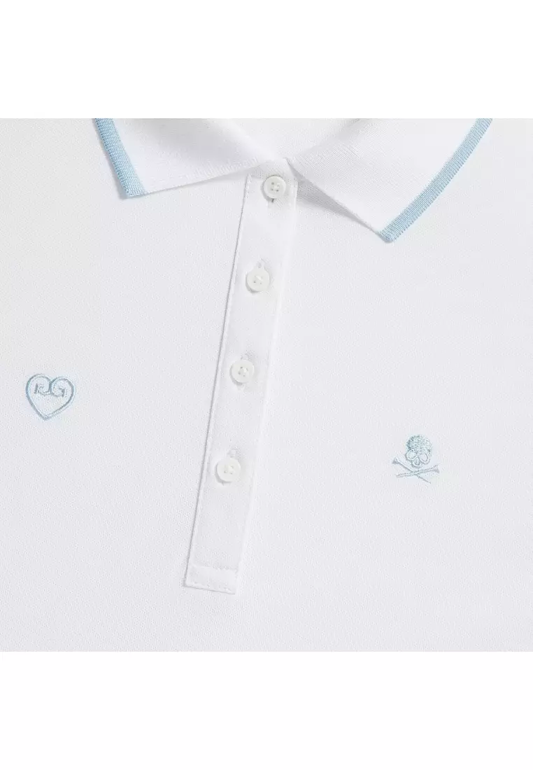 Buy G/FORE G/FORE Women’s Embroidered Rib Collar Tech Pique Polo 2026 ...
