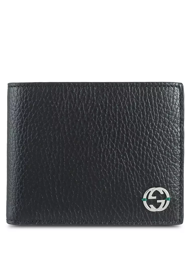 GUCCI GG Marmont Full-Grain Leather Billfold Wallet for Men