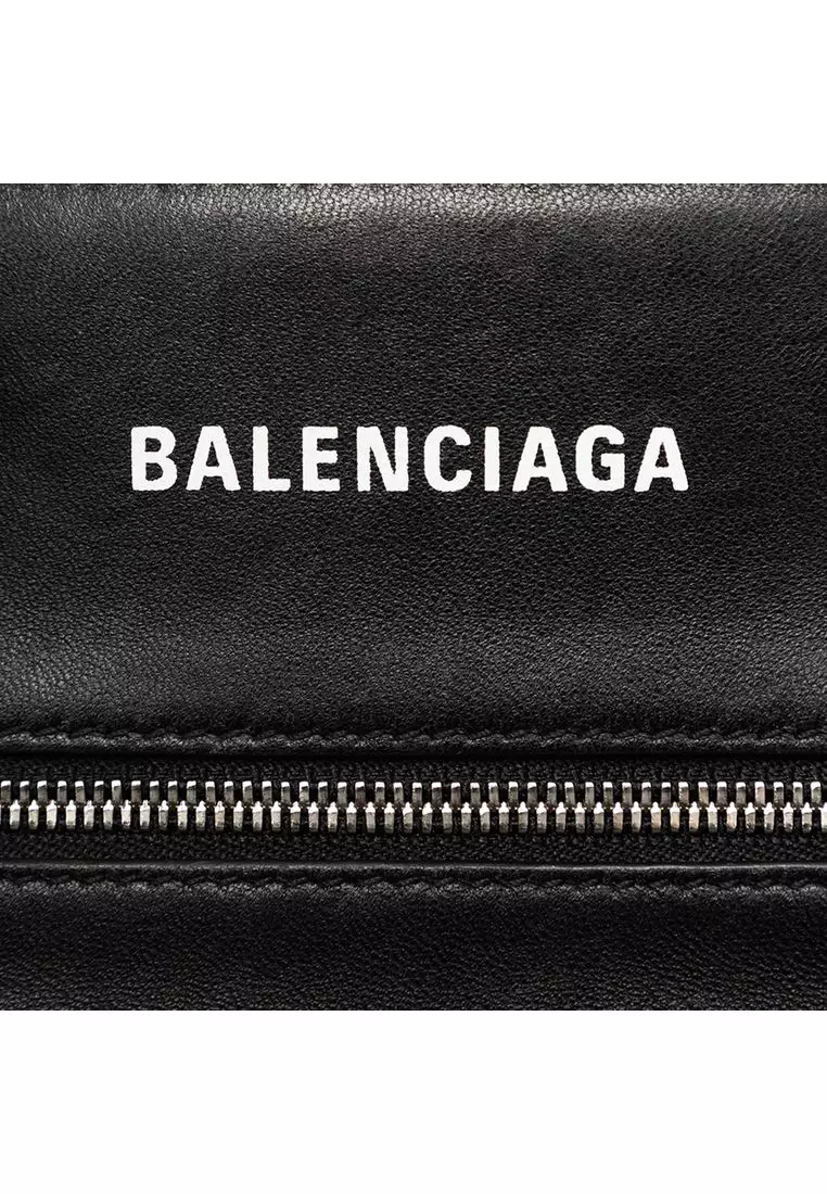 Pre-Loved Balenciaga Faux Leather Bistro Basket Bag Xs