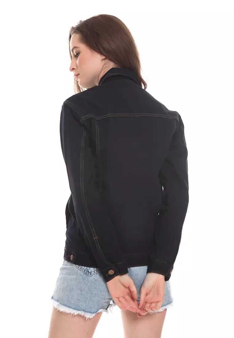 Jaket Denim Regular True Black JD2003