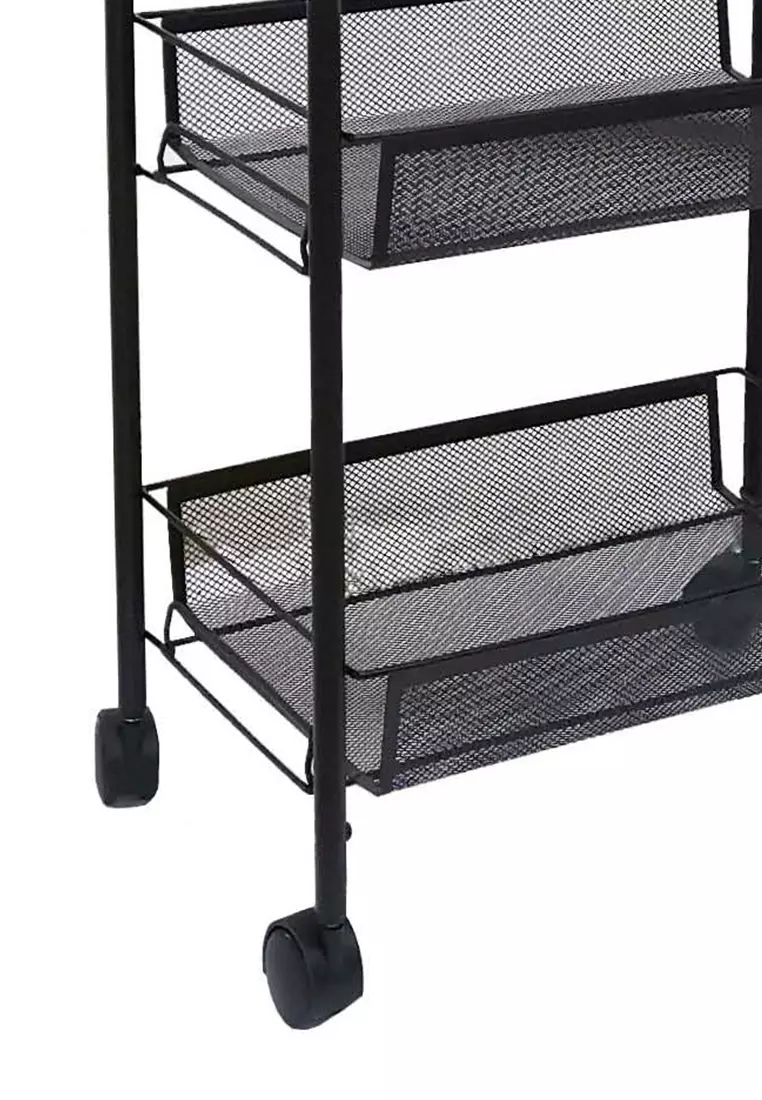 Buy Nest Design Lab MultiTier Narrow Kitchen Storage Trolley Cart 2024