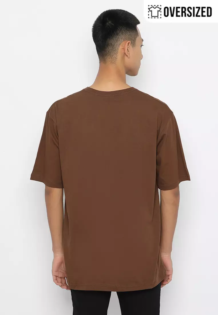 POLICE T-Shirt Cotton Combed Oversized Pria 2079180211