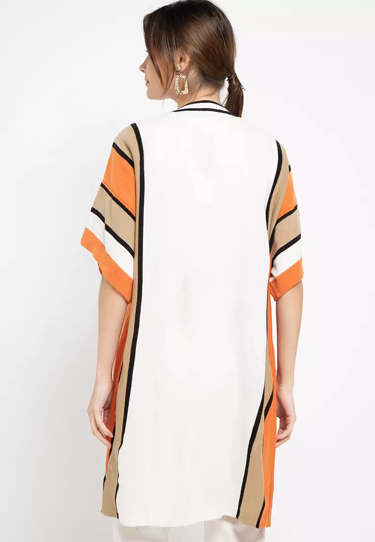 Vertical Stripe Cardigan