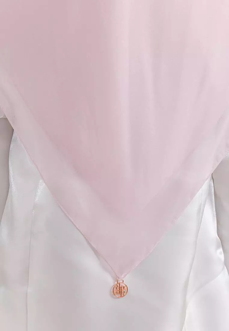 Ria Miranda Baby Pink Rarina Scarf