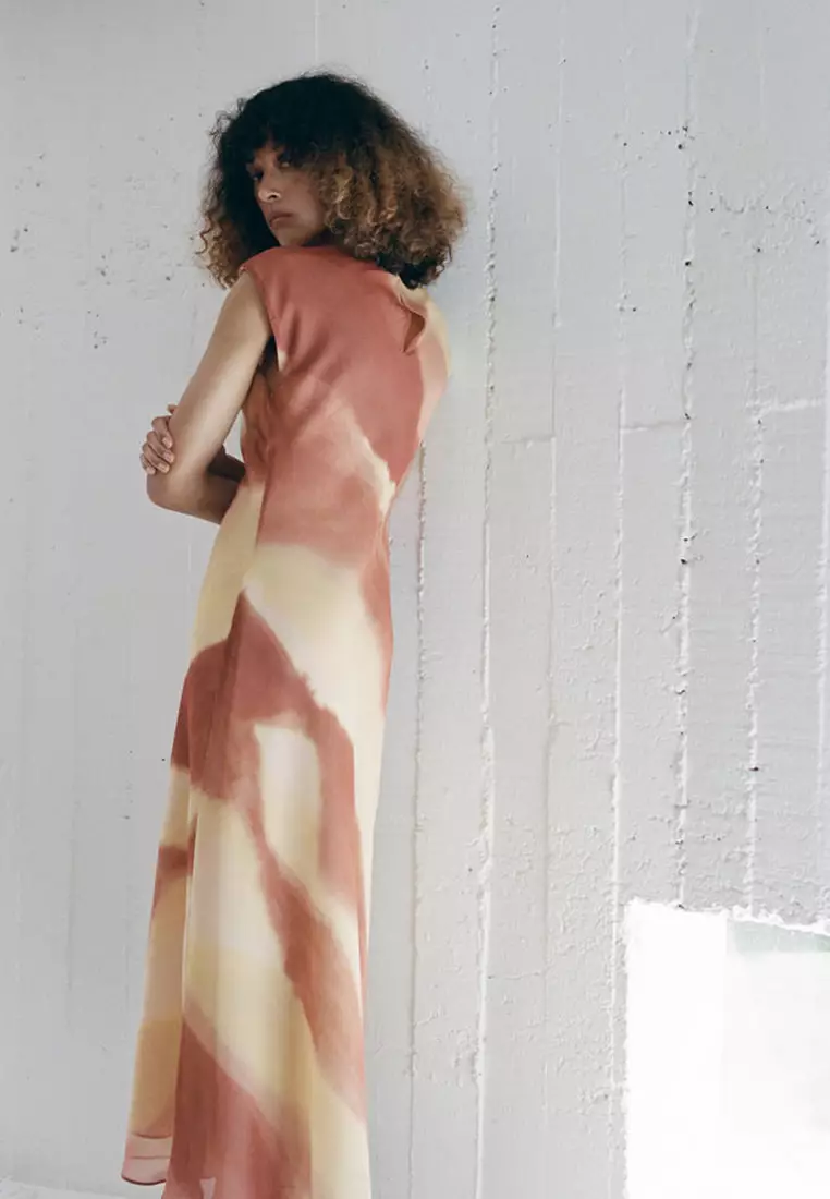 A-Line Printed Dress