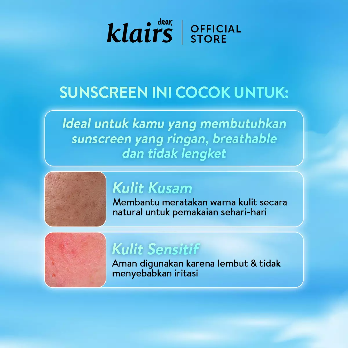 [Official Distributor] Dear Klairs All-Day Airy Mineral Sunscreen SPF50+ PA++++ 10gr