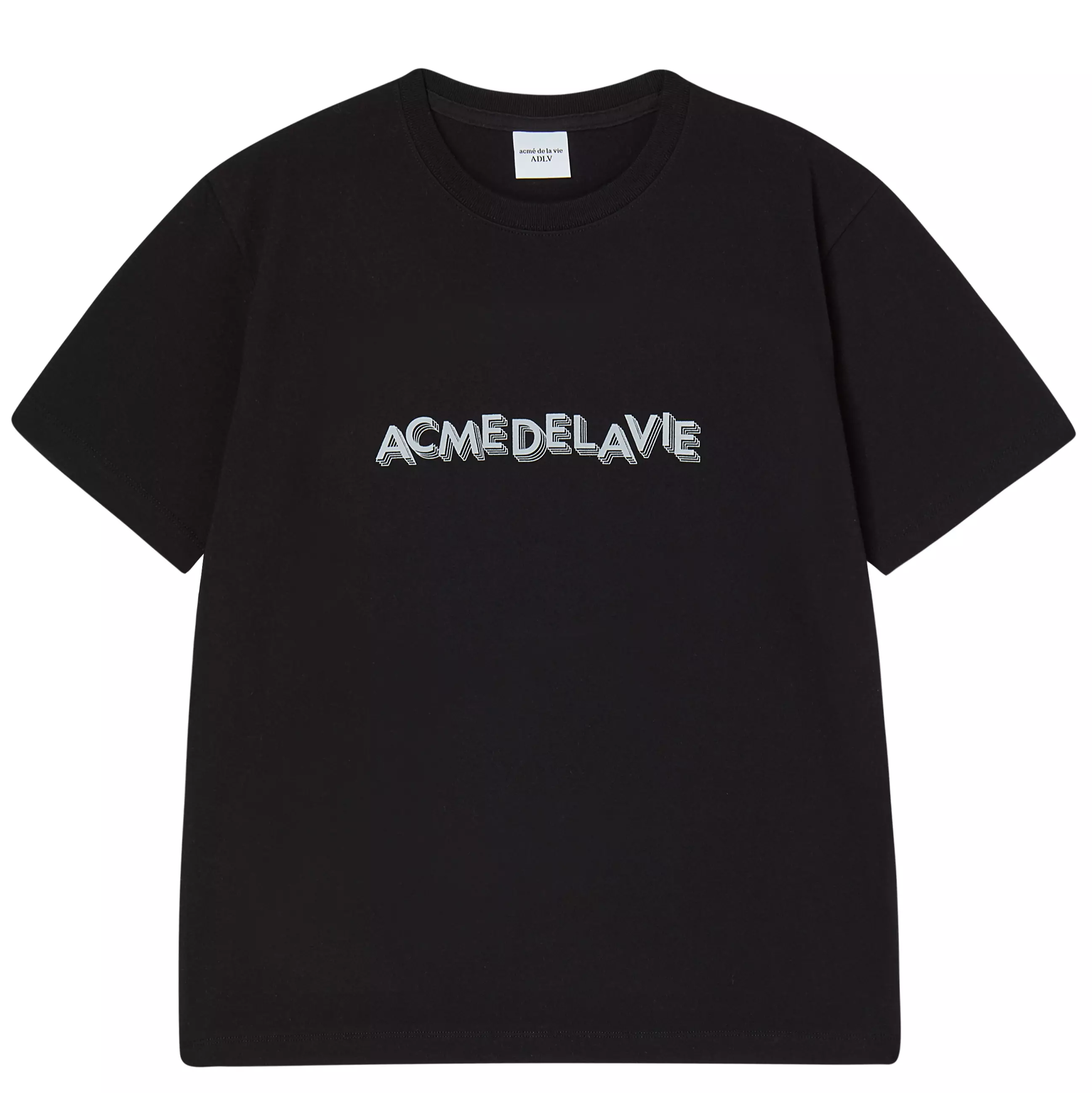 3D LOGO STANDARD SHORT SLEEVE T-SHIRT BLACK