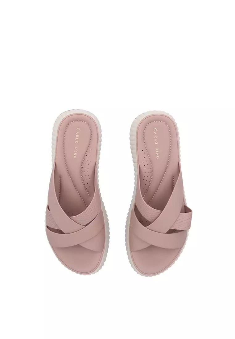 Peach Flexi Cloud Sandals
