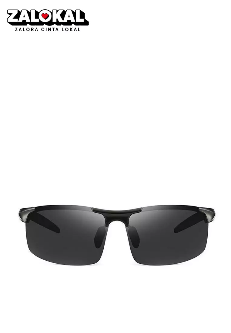 Kacamata Hitam Polarized Sunglasses Pria & Wanita Frame Material Magnesium 2102 ORIGINAL