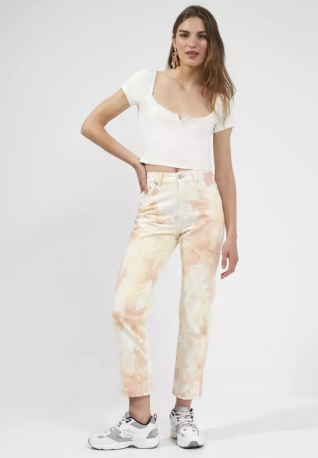 Zaray Natural Dye Cropped Jeans