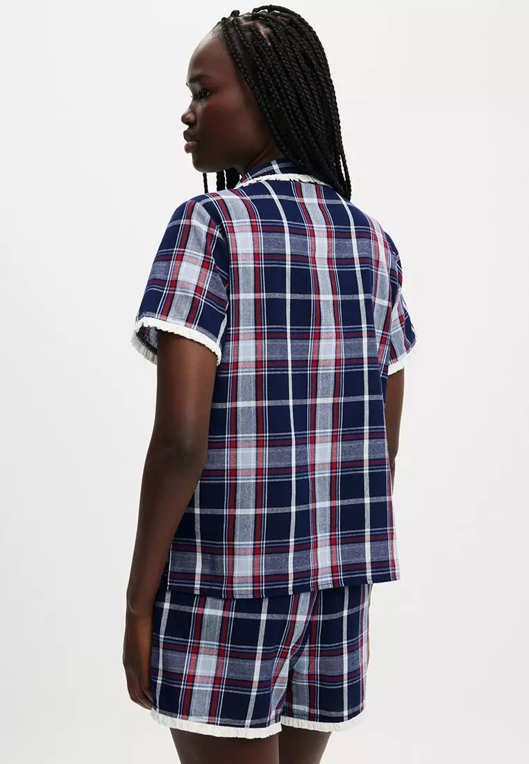 Body Woven Ruffle Sleep Set