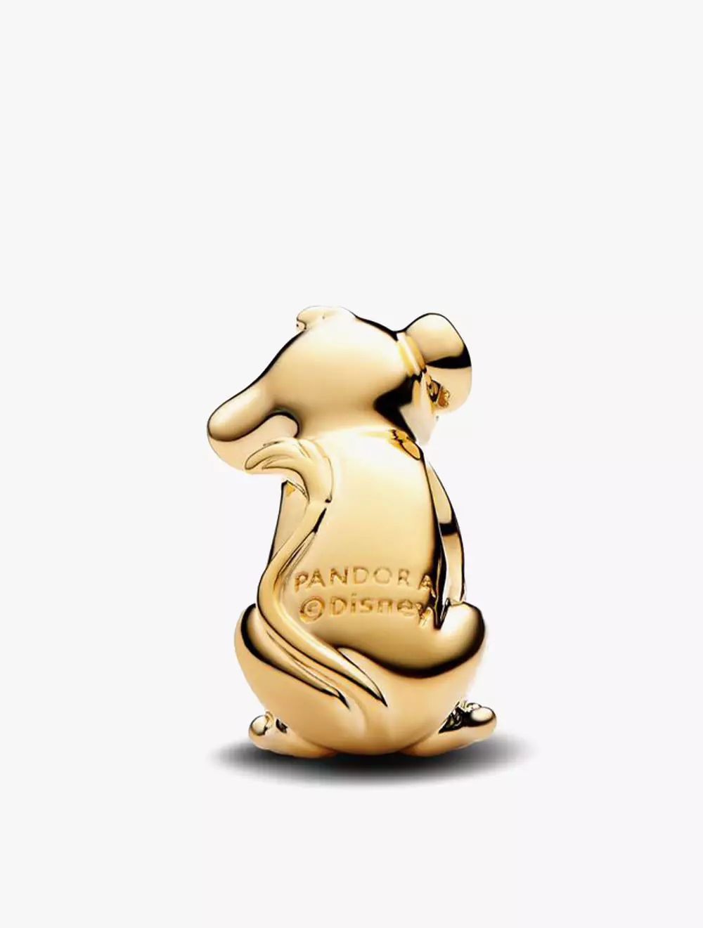 Disney The Lion King Simba 14k gold-plated charm with black and pink enamel