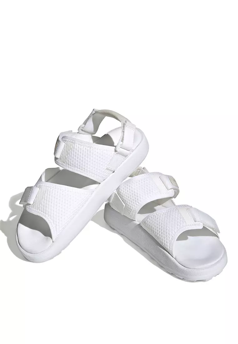 adilette sandals white