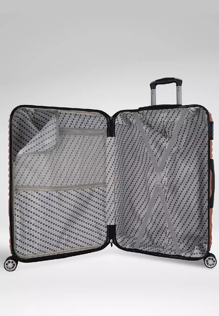 URBANlite Novus 3 IN 1 (20"+24"+28") ABS Hard Case 8-Wheels Spinner Luggage ULH24905