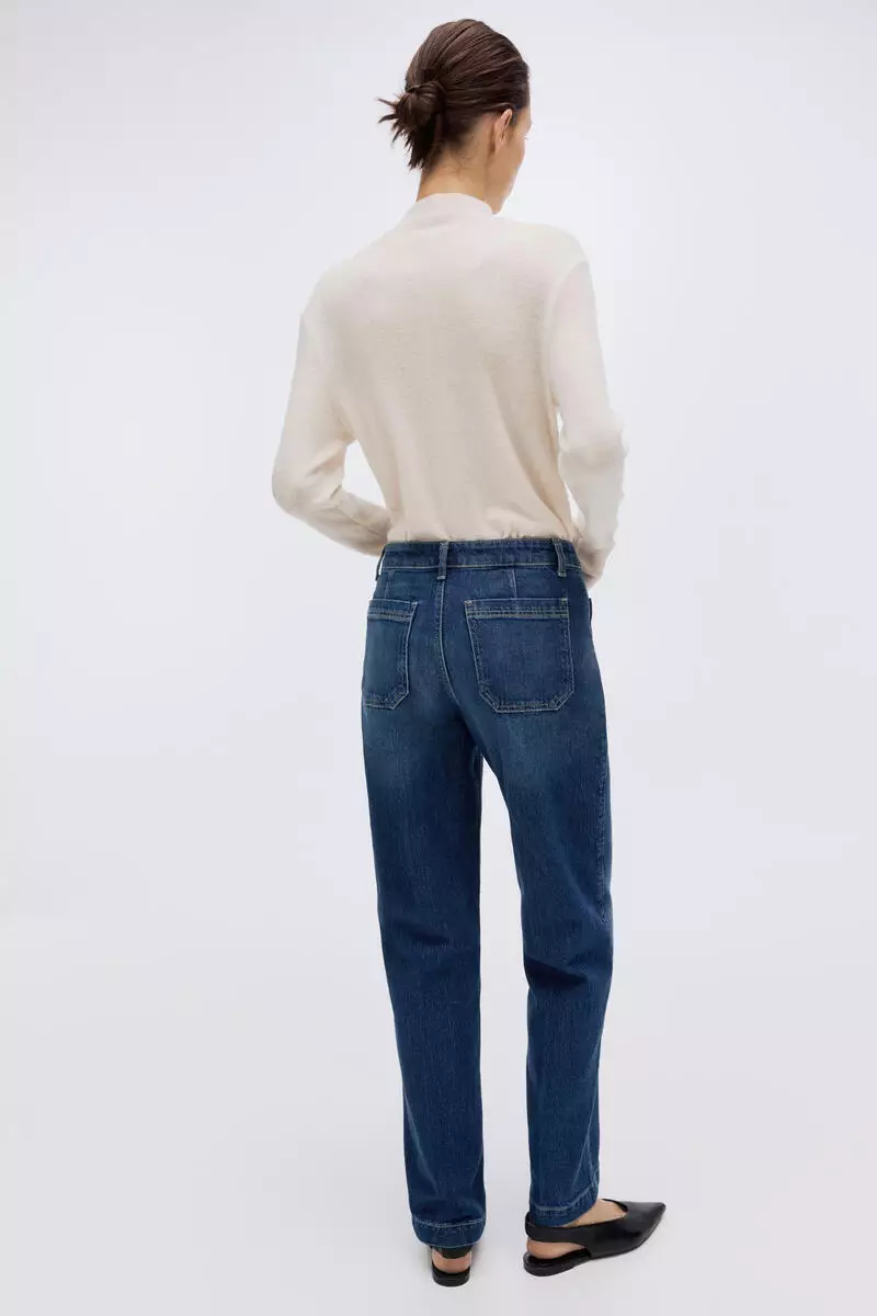 Wide High Jeans