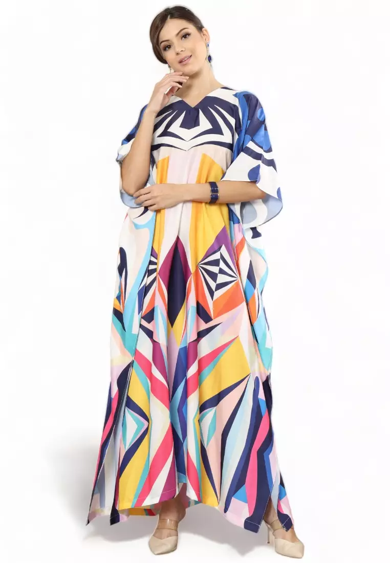 Kanzi Exclusive Short Sleeve Kaftan