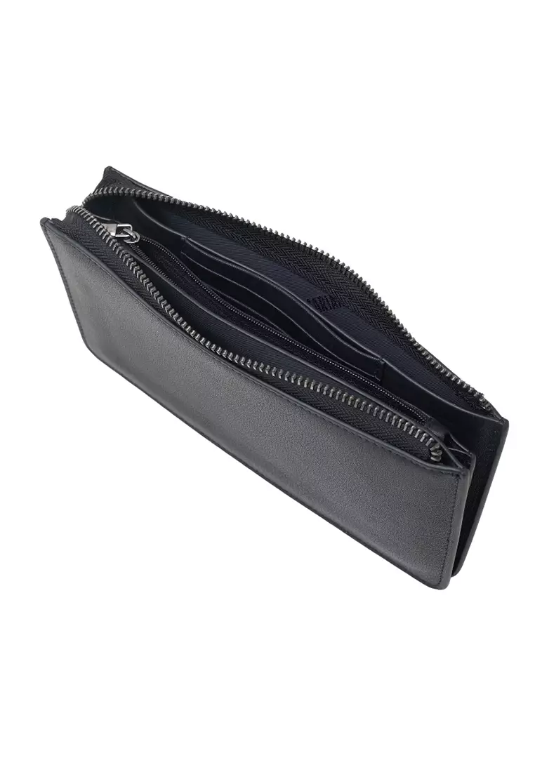 Pouch Kulit Pria Gino Mariani Kaden Black