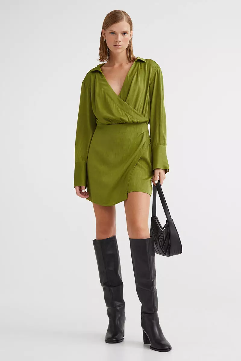 Buy H&M Short wrapover dress 2025 Online ZALORA Philippines