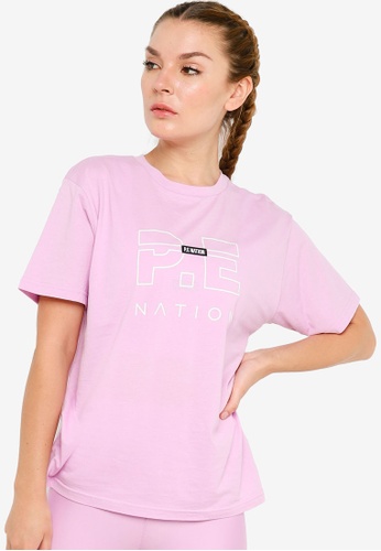 P.E Nation 紫色 Heads Up T恤 A91EFAAE86F61CGS_1