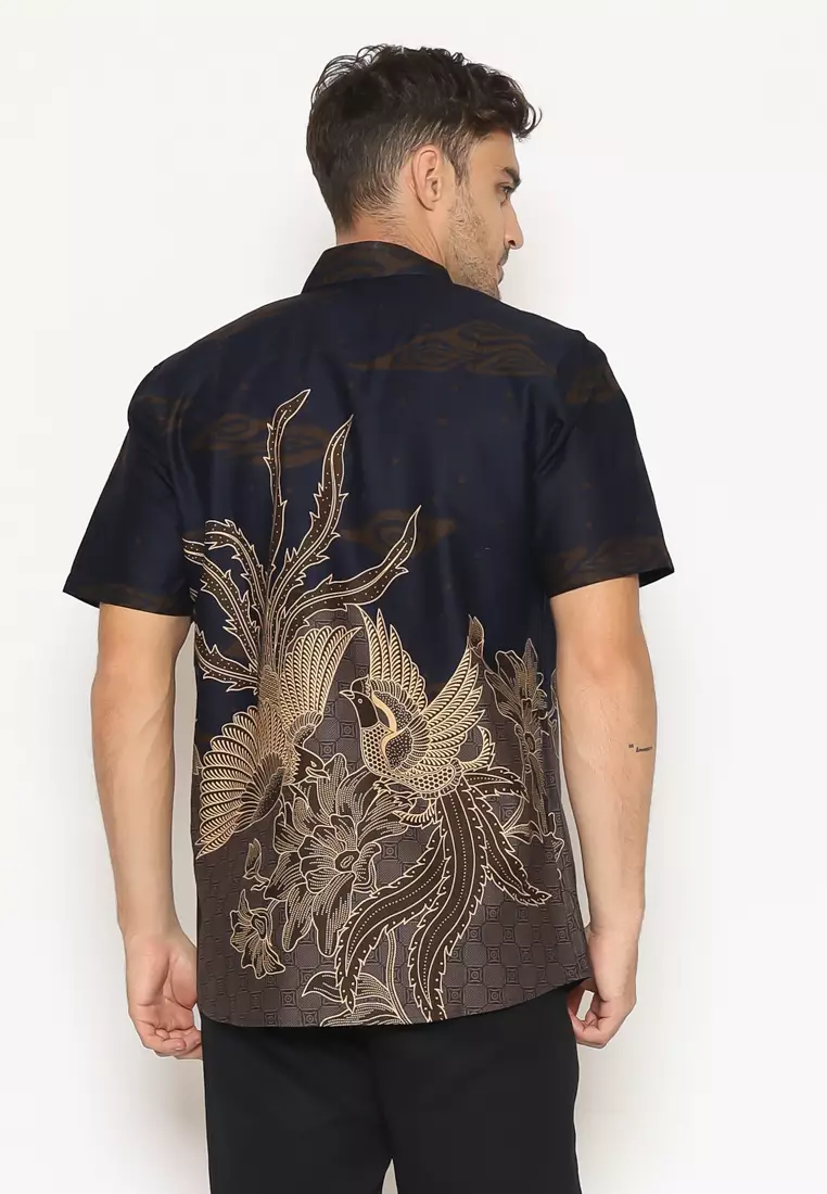 MY AKSA BATIK PRIA KEMEJA PENDEK SAVERO SACHI