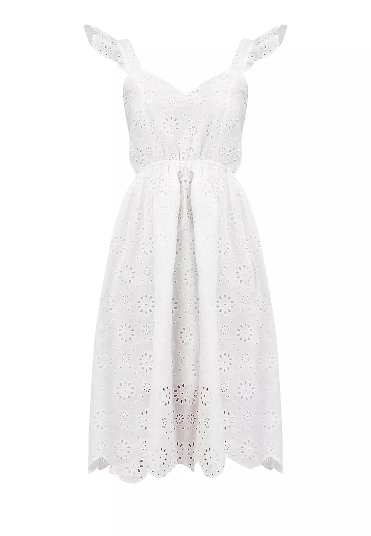 Cara Eyelet Maxidress