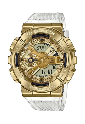 G-SHOCK gold G-Shock Ana-Digi Gold Ingot Transparent Watch (GM-110SG-9A) 4A5BAACFC1D026GS_1