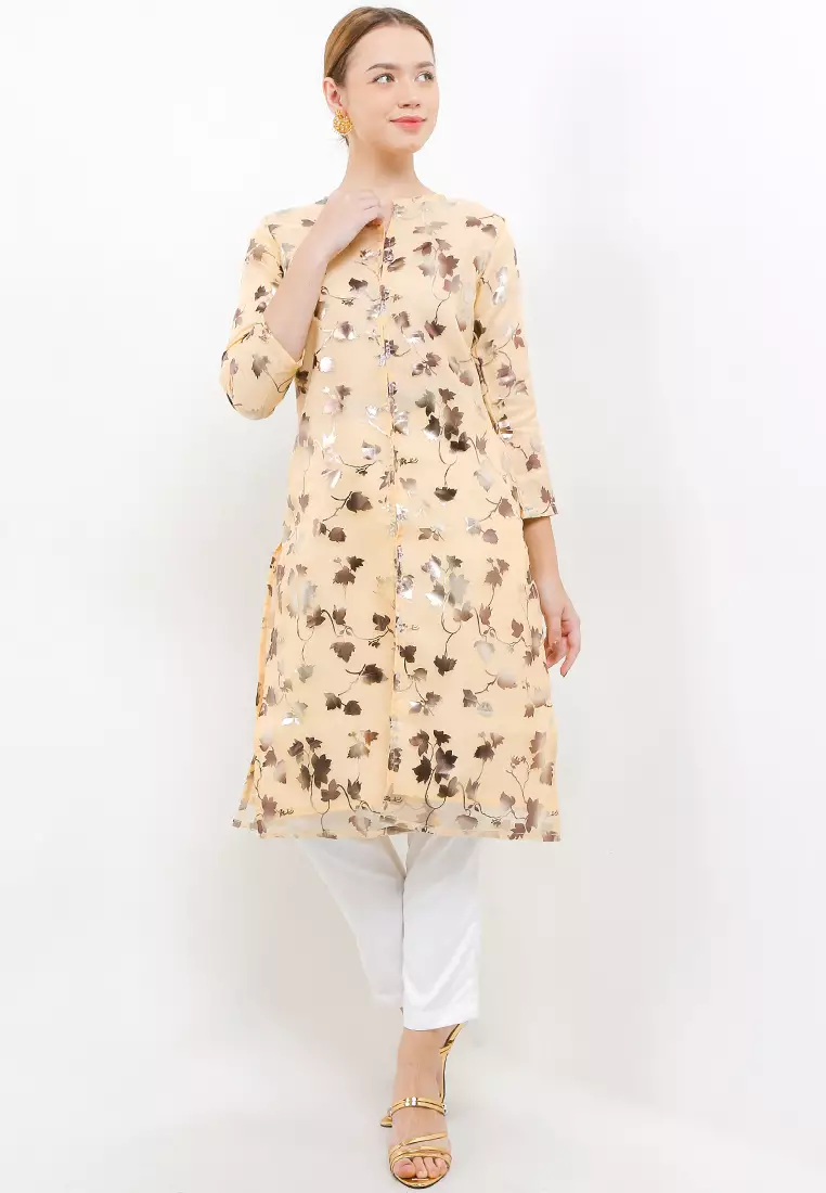 Chanira Festive Rida Tunic-Daffodil