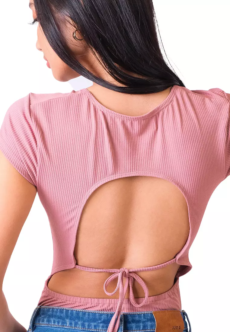 Keyhole Back Bodysuit