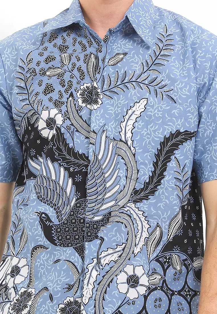 Jansen Shirt Kemeja Batik Pria Pendek