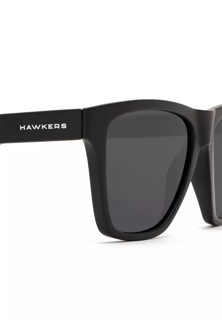 HAWKERS Black Dark ONE LS Sunglasses for Men and Women, Unisex UV400 Protection Official Product Designed in Spain