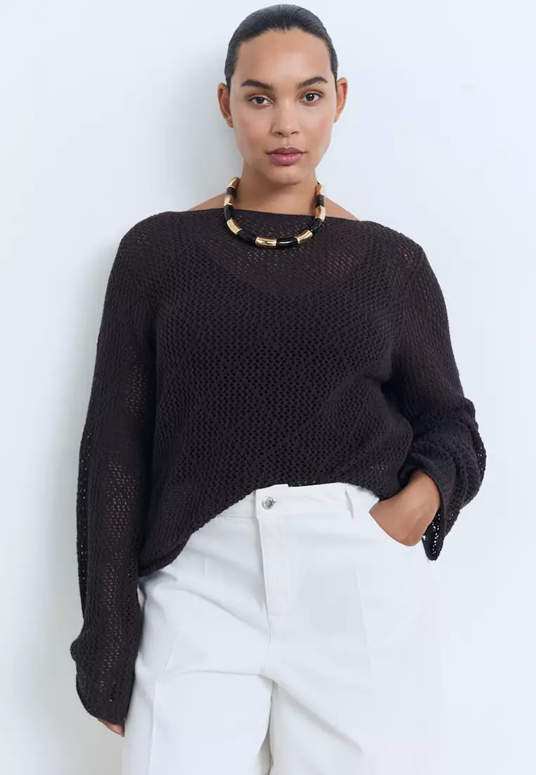 High-Waisted Denim Bermuda Shorts