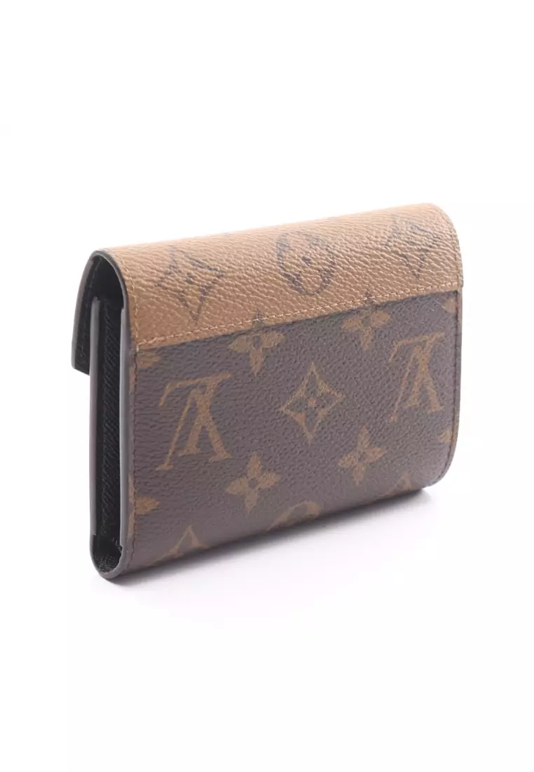 Victorine Tri-Fold Wallet Monogram Reverse Brown
