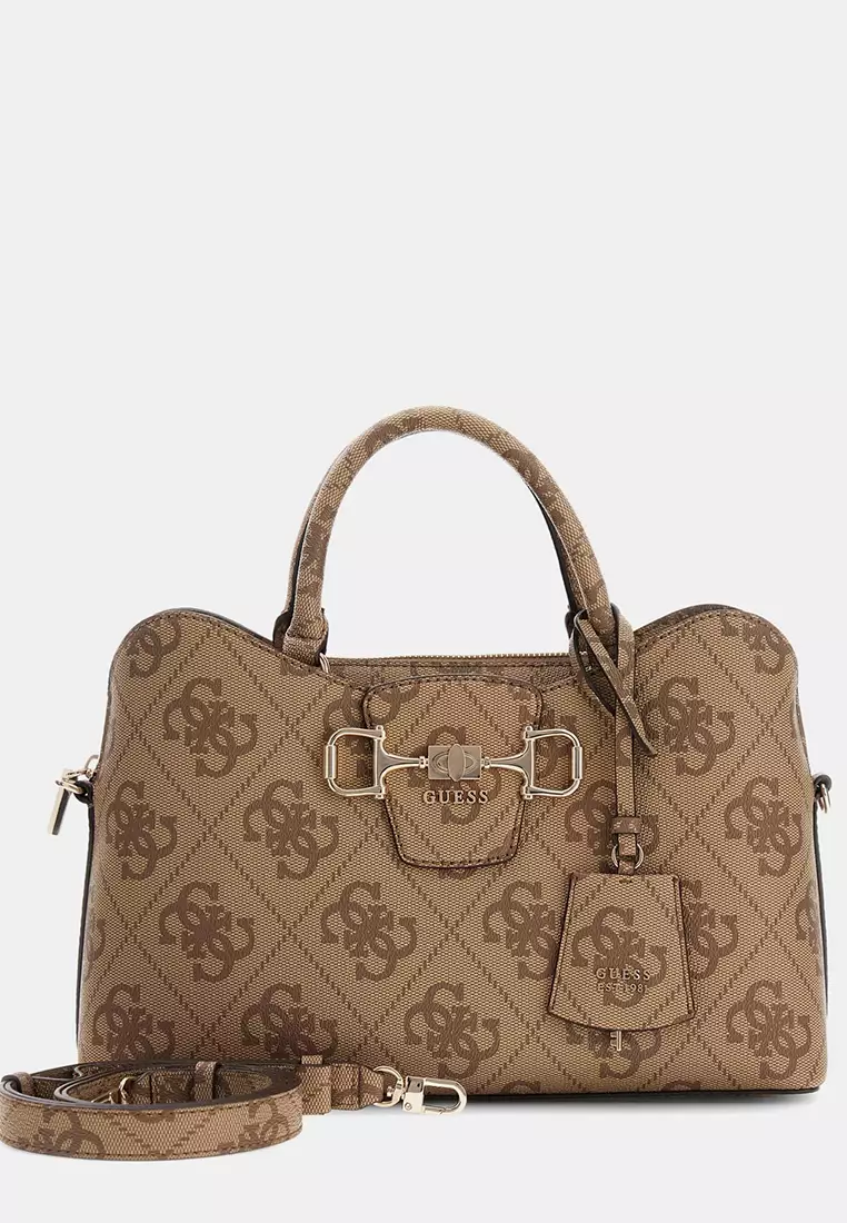 Janie Logo Girlfriend Satchel Bag