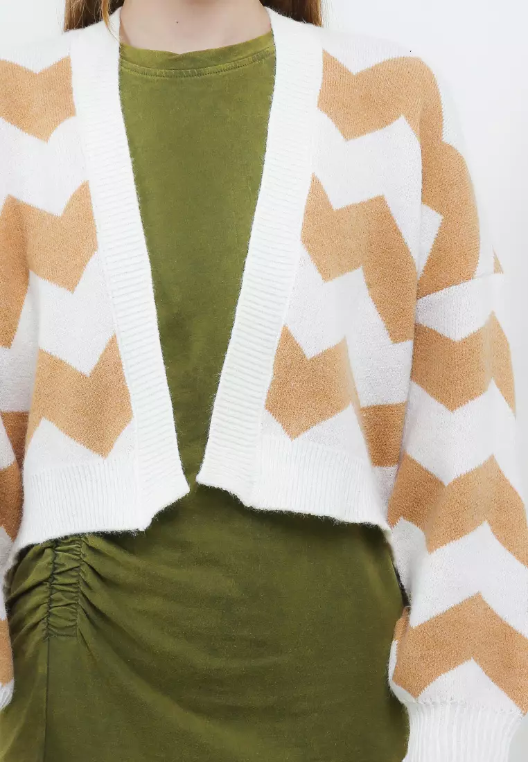 Oversize Zig Zag Cardi