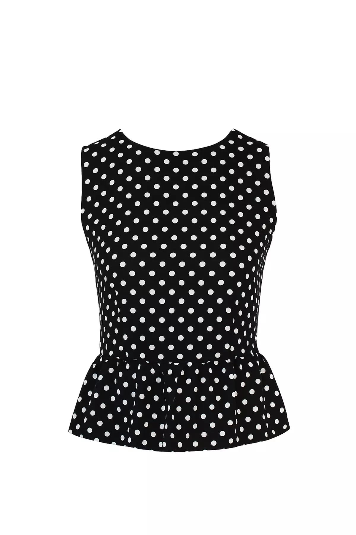 Cotton V-Neck Bow Top