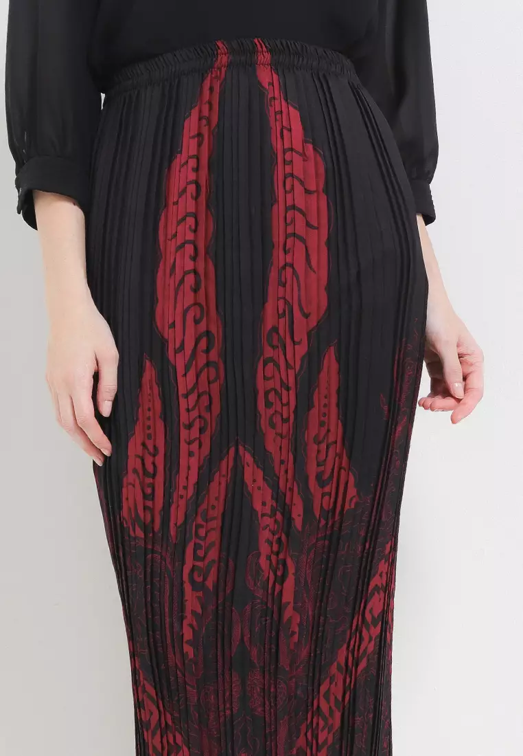 Rok Plisket Batik Sulur