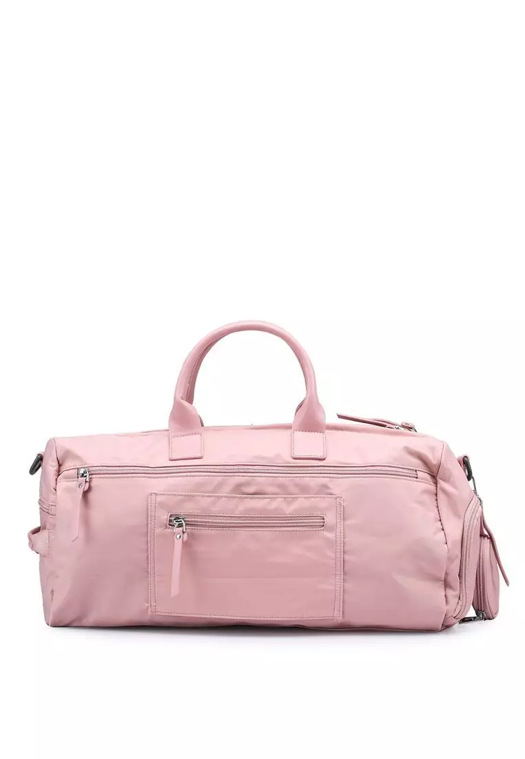 PU Trimmed Travel Duffle/Gym Bag