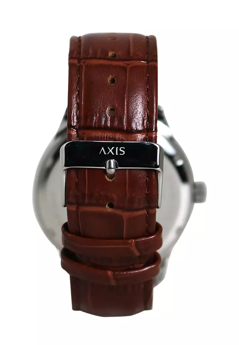 Buy Axis AH1358 0303 Axis Charles Brown Leather Analog Quartz