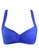 Sunseeker blue Solids D Cup Bikini Top A8CB9US8209558GS_1