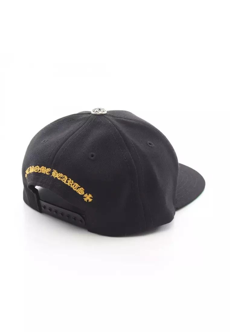 Pre-Loved Chrome Hearts baseball cap logo embroidery black