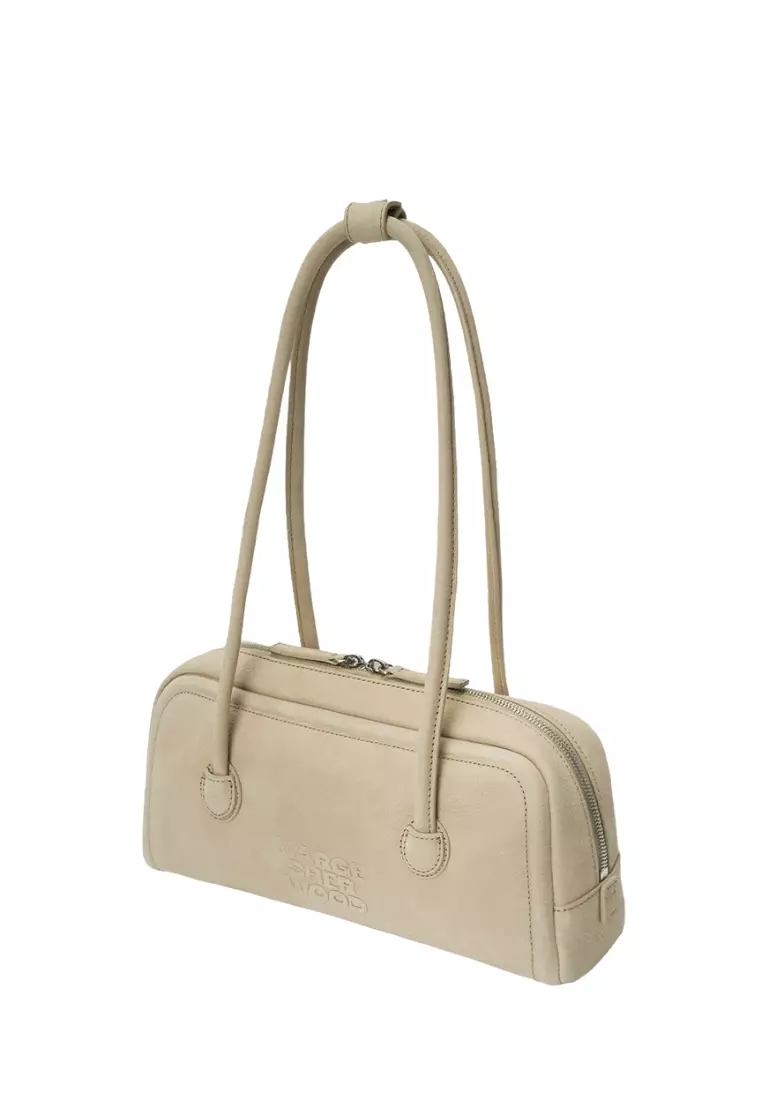 Soft baguette Bag - Nude Nubuck