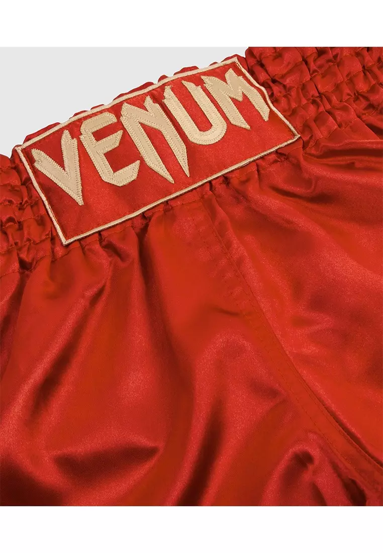 Venum Classic Muay Thai Short - Bordeaux/Gold