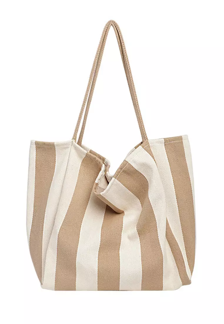 Stripe tote bag sale