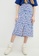 LC WAIKIKI blue Buttoned Waist Floral Viscose Women's Skirt 872EAAAB8932D6GS_4